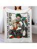 Izuku Midoriya & Katsuki Bakugou Throw Blanket Anime Sofa Summer For Decorative Sofa Blankets