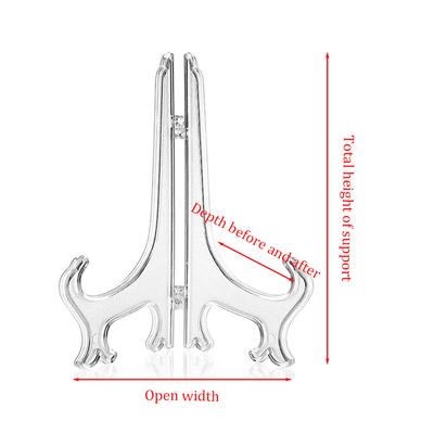 Holder Display Stands Decoration Accessories Multi-purpose Transparent Ornaments Plates Folding Bracket Frames Medals