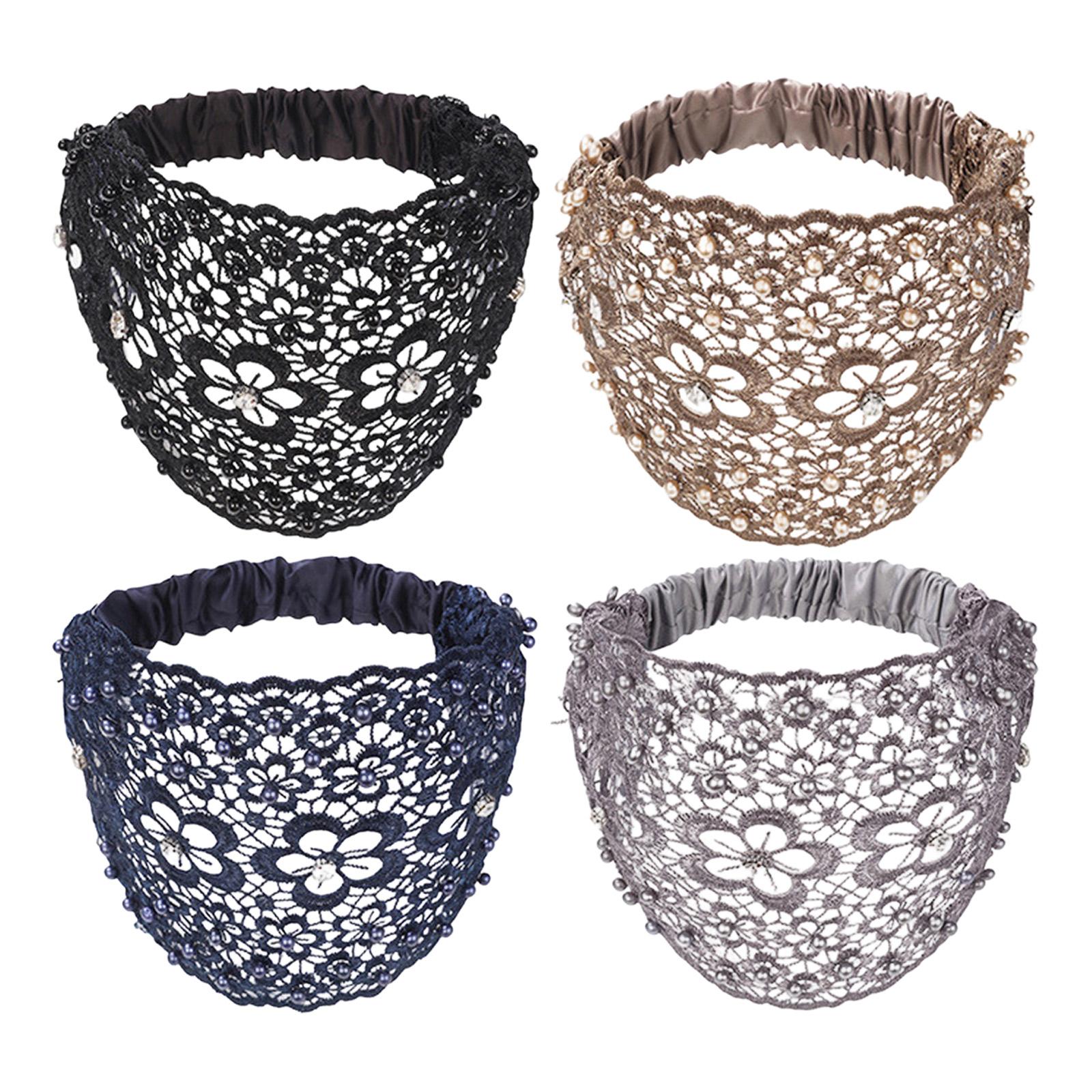 

Полый обруч для волос с широкими краями для прижимания волос, Нескользящий головной убор, скрывающий седину One Size