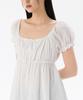 Musinsa Standard Woman Women'S Cotton Babydoll Mini Dress [White]