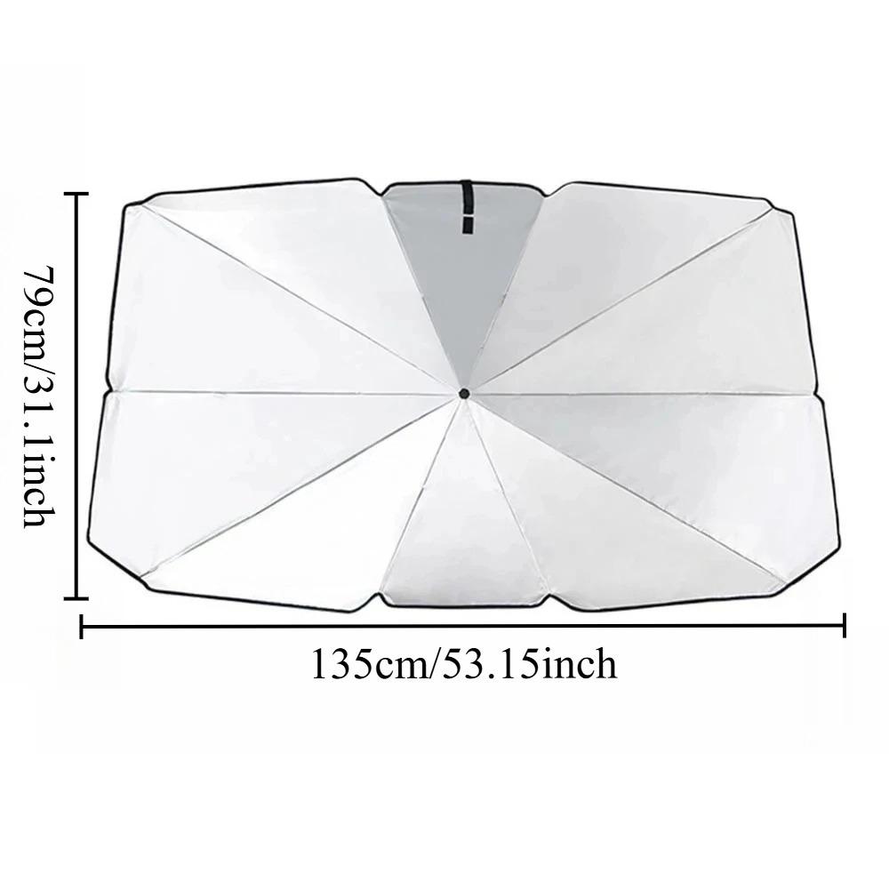 

1 Pcs Foldable Car Windshield Umbrella Sunshade UV Protection Thermal Insulation Universal For Car Truck Summer Driving