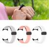 Silicone Watch Bands Soft Elastic Smartwatch Strap with Magnetic Folding Buckle for Google Pixel  Silicone Watch Strap