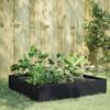 VidaXL Black Raised Garden Bed 100x100x33.5 Cm Steel 851024