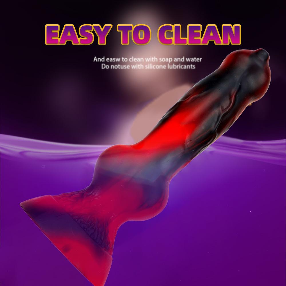 Colorful Silicone Dildo JJ Adult Male and Female Private Masturbation Device SM Anal Dilation and Vaginal Dilation
