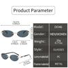 6PACK Women's and Men's Y2K Fashion Frameless Oval Sexy Fashion Trendy Glasses Suitable for Graduation Season Wedding Season