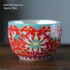 Enamel Lotus Gilt Ceramic Tea Cup