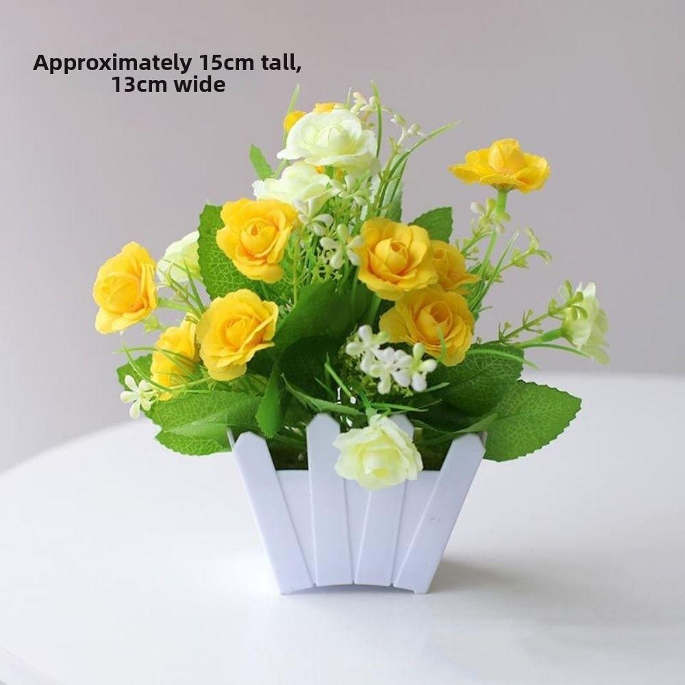 10 Styles Simulation Plant 16~22cm Home Living Room Ornaments Artificial Flowers  Home Decor