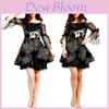 Luxurious Couples Pirate Costume For Halloween And Masquerade Parties Featuring Polyester Fabric