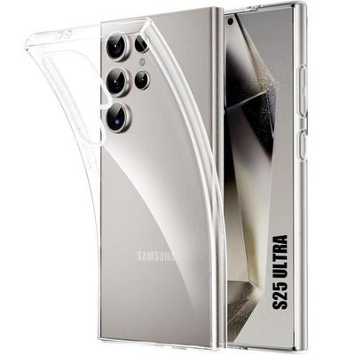 Case for Samsung Galaxy S25 Ultra, Flexible Reinforced Protection Shockproof Transparent Silicone