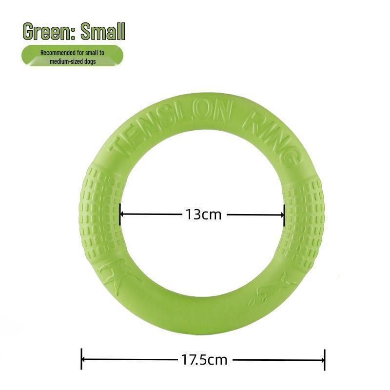 Bite-Resistant Dog Frisbee for Training & Water Play - Ideal for Golden Retrievers & Border Collies