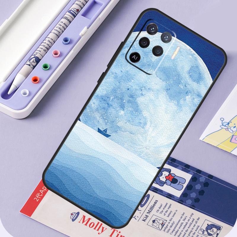 

ocean waves sailboat For Oppo A96 A76 A16 A94 A74 A54 A15 A18 A38 A58 A78 A98 A40 A60 A80 A57 A17 A77 A5 Pro Case OPPO A78 5G
