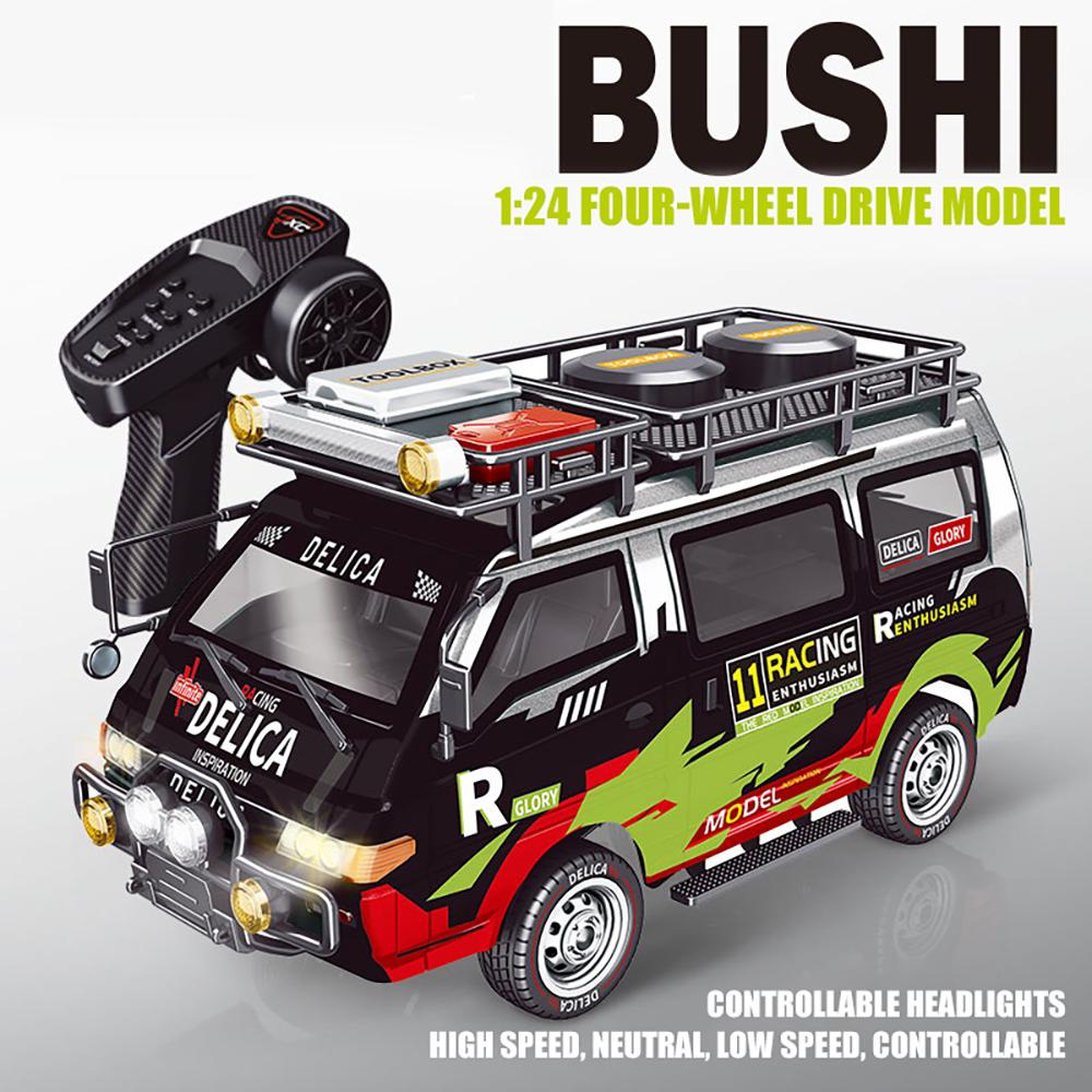 

JXC DELICA 4WD Version 1/24 Simulation Electric Model Car Rock Crawler Adult Children s Toys чёрный