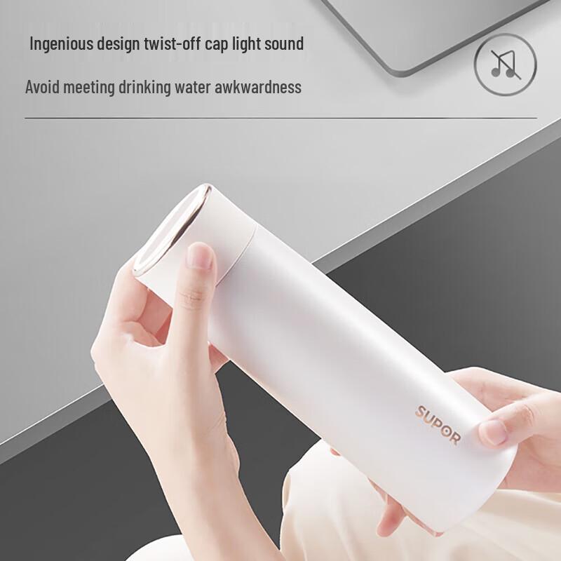 SUPOR Smart Temperature Display 316L Stainless Steel Thermos Mug