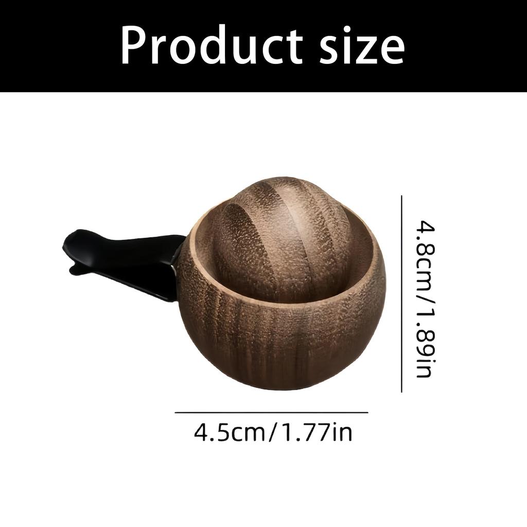 Wooden Essential Oil Diffuser,Aromatherapys Diffuser,Small Round Ball Diffuser Air Freshener for Living Room Bedroom