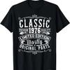 Born In 1976 Classic Mostly Original Parts Funny Birthday T-Shirt