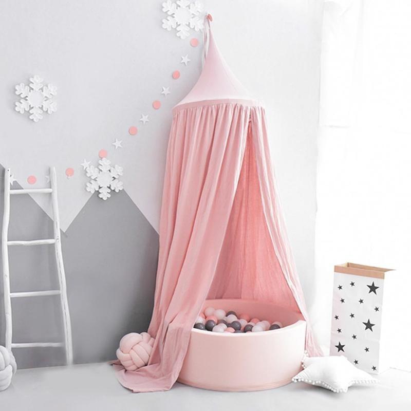 Bed Canopy w// curtain Play Tent Mosquito Net Home Room Decor Play House Toy Prop