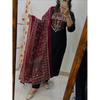 Bollywood Party Wear Ethnic Kurta Set Indian Beautiful Kurti Pant Dupatta Set