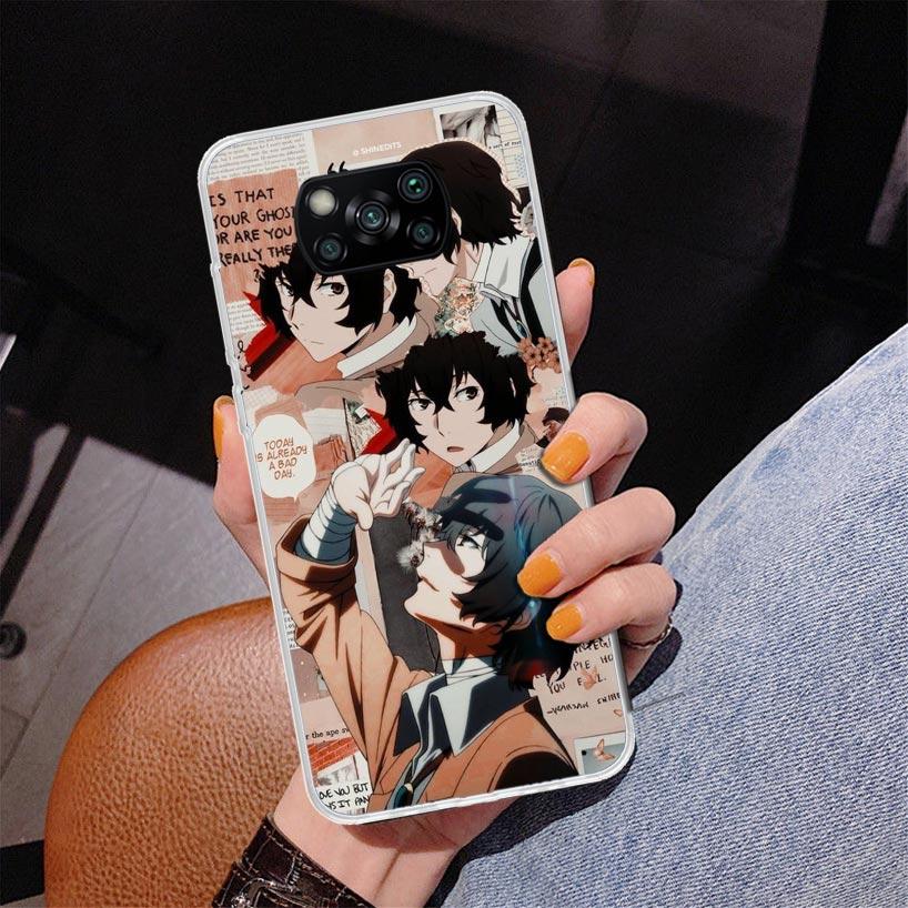 Bungo Stray Dogs Poster Anime Phone Case For Xiaomi Poco X7 X6 X5 Pro F7 Ultra Redmi 15C 15 13C 13 12C 12 10 10A 10C 9 9A 9C 9T