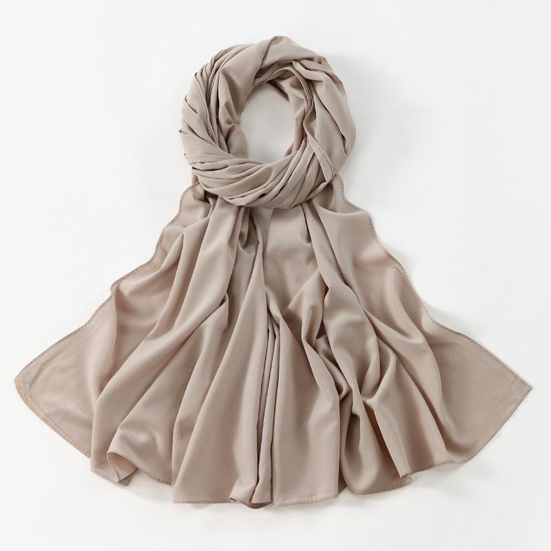 

Новый горячо продаваемый однотонный универсальный женский шарф модный мягкий дышащий простой платок сумка на голову длинный шарф 170*75cm