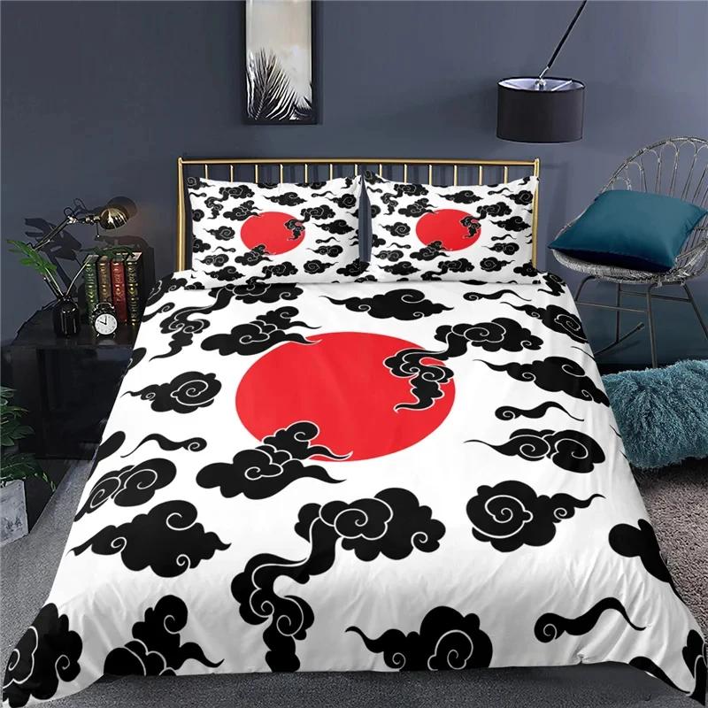 Luxury 3D Japanese Style Print Home Living Comfortable Duvet Cover Set Boys Bedding Set Queen And King Eu/Us/Au/Uk Size