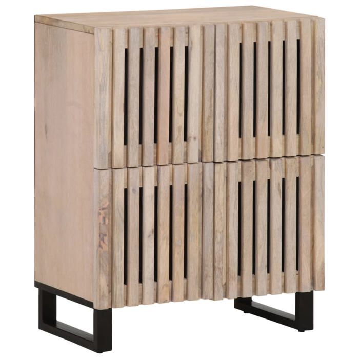 VidaXL Buffet 60x34x75 Cm Solid Mango Wood, Storage Furniture, Kitchen Storage Furniture, Cupboard, Furniture 377567