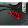 Dashboard L&R Air Outlet Vent Cover For Nissan Sentra Sylphy -24 Bright Red