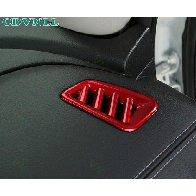 Dashboard L&R Air Outlet Vent Cover For Nissan Sentra Sylphy -24 Bright Red