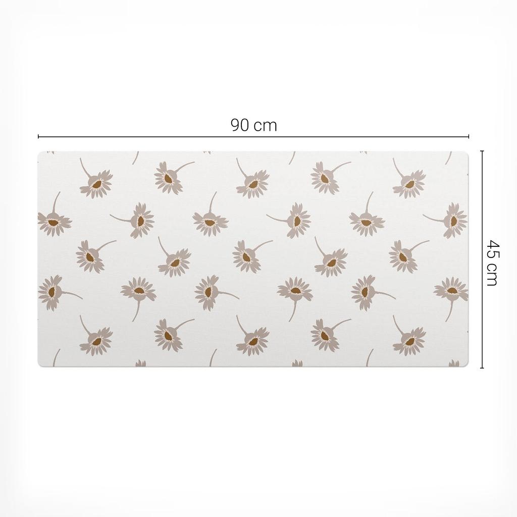 Uniwersalna Podkładka Ochronna Na Stół I Blat Kwiatowy Wzór Retro 90X45 Cm