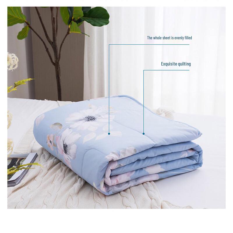 LUOLAI Flower Language Ripples Summer Quilt