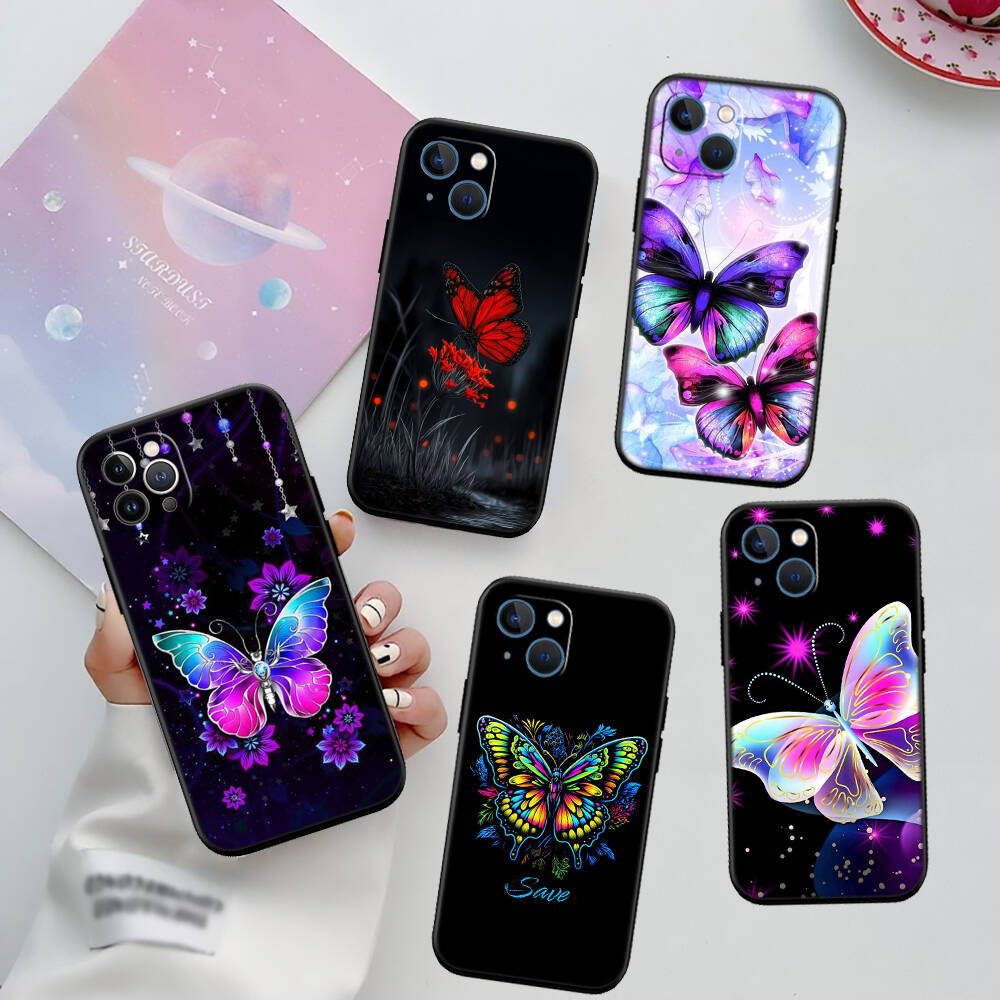 Colorful Butterfly Case for Samsung A06 A35 A25 A24 A15 A05S A05 M55 M35 M15 A02 A12 A13 A10 A16 A20 A30 A22 A31 A32 A33 A42 A50