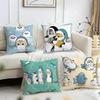 Mofusand Cushion Cover Reversible Plush Pillow Cover – For Car, Sofa, Bedroom, Perfect As a Gift.