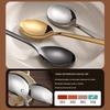 Korean Style Stainless Steel Long-Handle Serving Spoon and Utensil Series