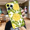 Fruit Lemon Case For iPhone 17 16 15 14 13 12 11 Pro Max Mini Plus 16e 17 Air Bumper Cover Accessories