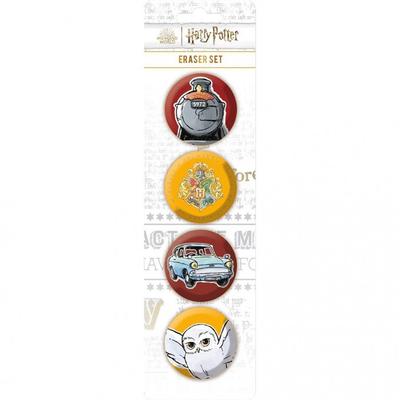 HARRY POTTER Eraser (Pack of 4)