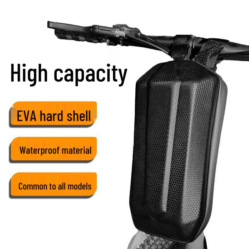 Waterproof EVA Hard Shell Front Bag for Electric Scooter & Folding Bicycle