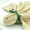 10pcs Plastic Green Rattan Shaped Napkin Ring Natural Table Decoration  Valentine's Day