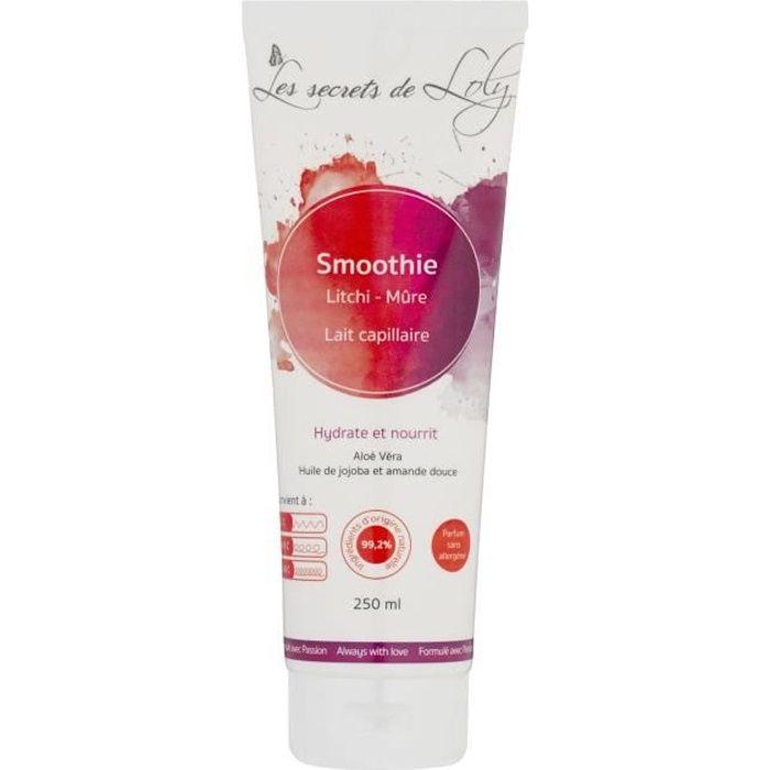 LES SECRETS DE LOLY Lait Capillaire Smoothie Litchi-Mure - 250 ml