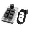 6 Key 1 Knob One Handed Mechanical Gaming Keyboard Hotswap RGB Mini Mechanical BT Keyboard Mechanical Macropad for Office Gaming