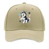Playful Husky Smiling Pet Illustrati Hip Hop hat Fashion Outdoor Sports Sandwich Baseball Cap