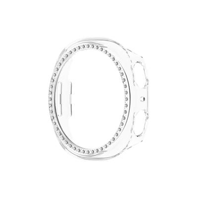 Akıllı Saat Çerçeve Halkaları Kılıf Kapağı Watch 8 44mm 40mm için Çizilmez Gövde Saat Koruyucu Kılıf Tampon Kabuk