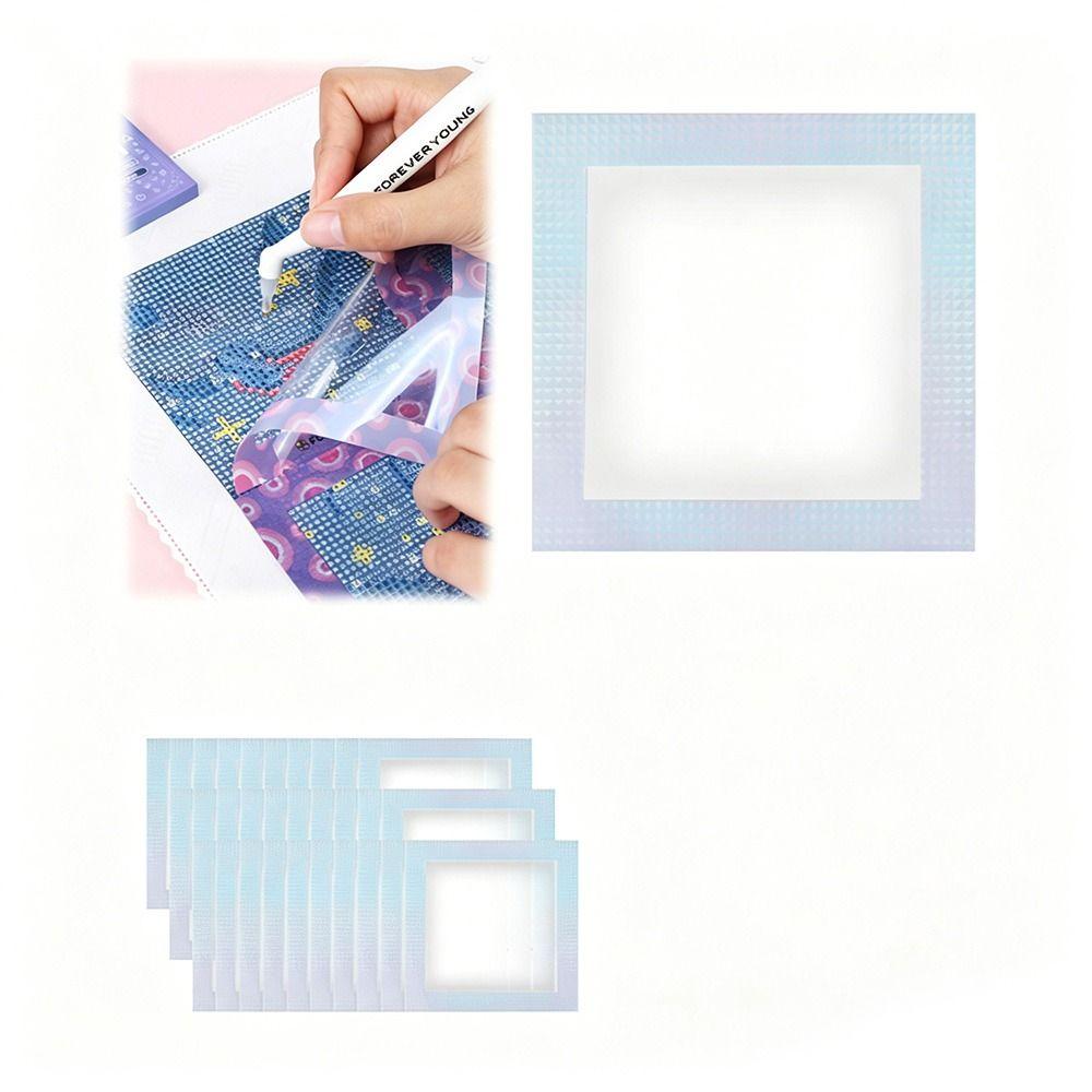 6/12Pcs Protective Frame Diamond Painting Release Film Diamond Painting Accessory