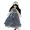 Lange Haare 30cm Bjd Puppe mit Kleidung Attraktive Augen Prinzessinnen-Make-up Kugelgelenkpuppe Geburtstagsgeschenk