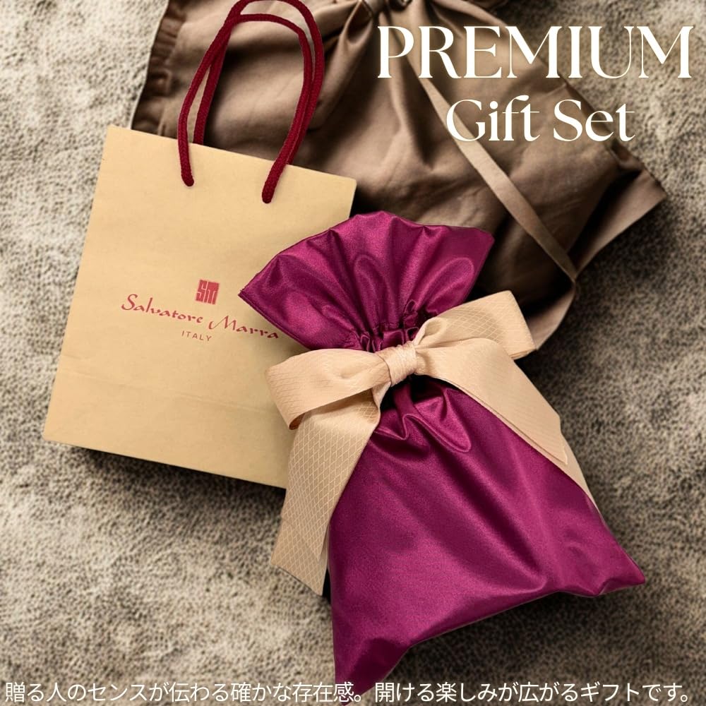 Salvatore Marra Gift Set Salvatore Marra Quartz Watch with Roman Numerals and Ceramic Strap 1 (Pre-wrapped) Women's (No. Black)