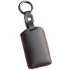 Smart Key Genuine Leather Key Compatible with Mazda Compatible Accessory Black 3 [Hallmo] Case, Cover,