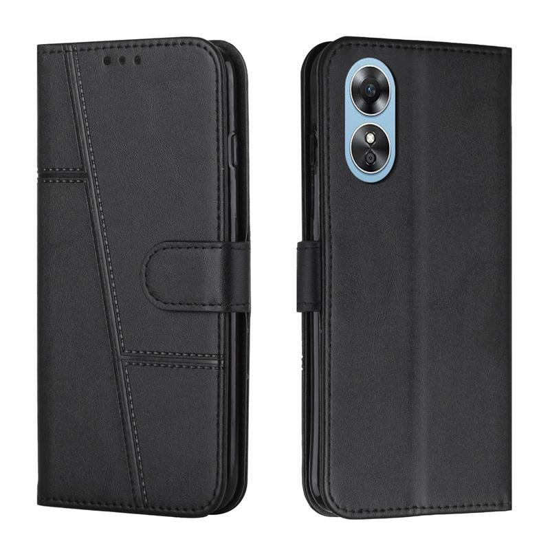For OPPO A17 Case Flip Wallet Book Cover for Coque OPPO A17 Phone Case OPPO A 17 A17K A16 A16S A12 Leather Protective Cases Capa