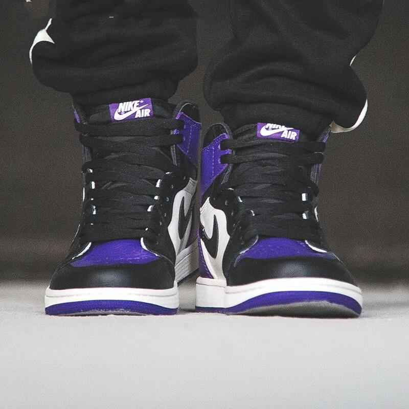 Jordan 1 Retro High OG GS Court Purple 575441-501