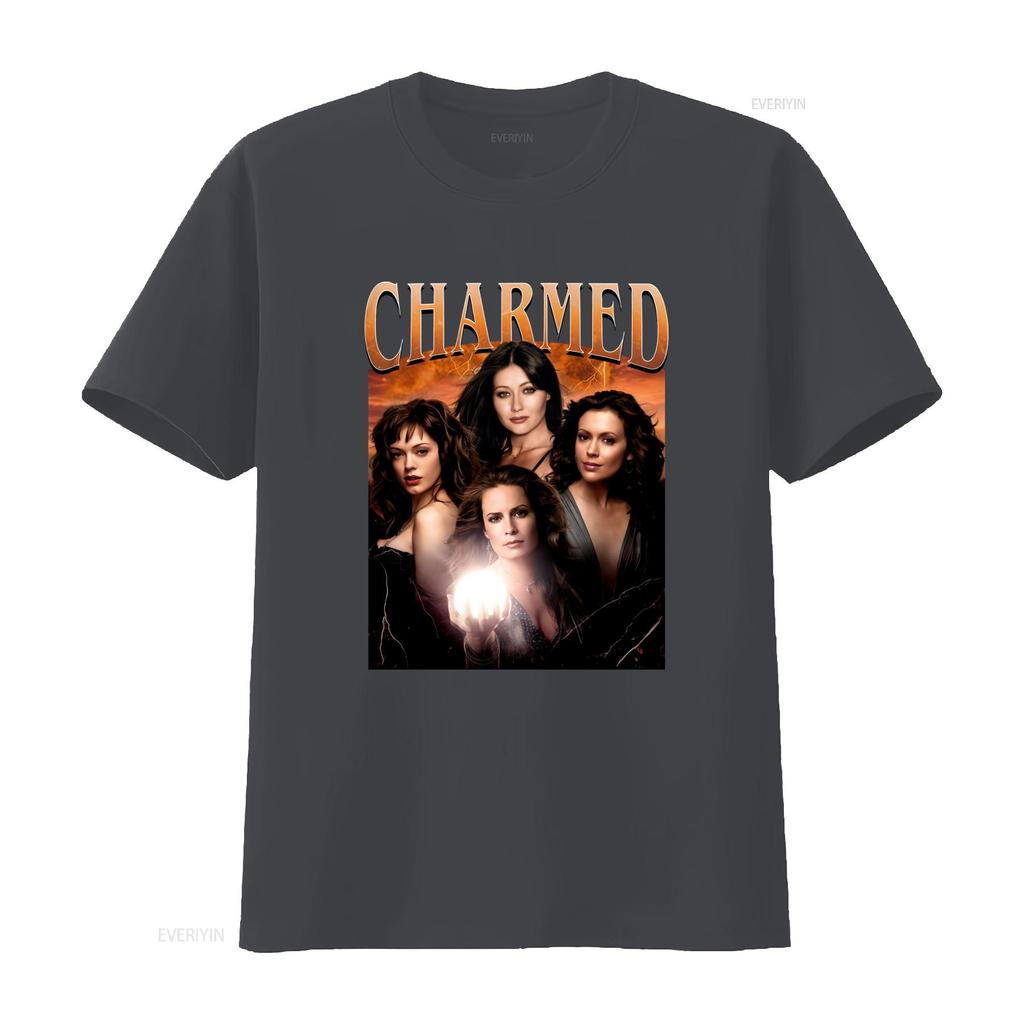 Maglietta Vintage Charmed Serie TV Perfetta per l'Uso Quotidiano Disponibile in Tutte le Taglie S 4XL vintage Lavata Unisex Leggermente homme