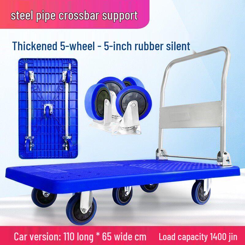 Heavy-Duty Foldable Flatbed Cart