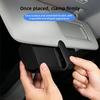 Hand-sewn Visor Glasses Holder High Grade Material Car Sunglasses Bracket  Car Visor Mount