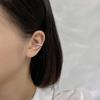 Gu Maoning, Femininity Ear Clip Design Sense Cross Geometric Flash Drill Advanced Sense No Ear Piercing Ear Bone Clip Earrings